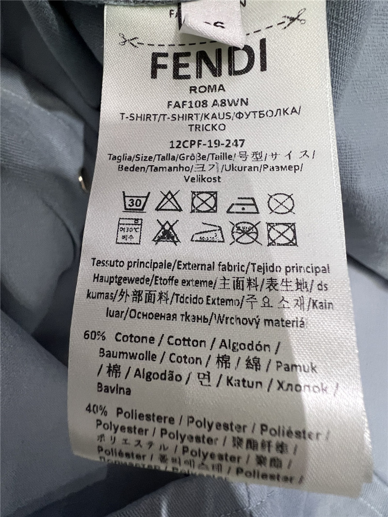 F**di lapel jacket denim coat replica clothing sites