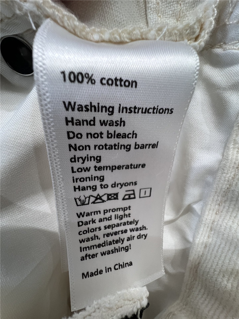 Ce1i*e logo micro waistband denim trousers replica d&g clothing