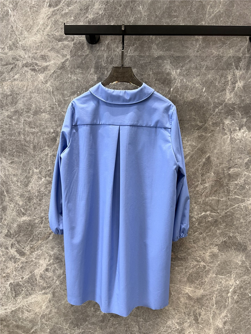 M1um1u baby doll collar shirt dress replica designer clothes