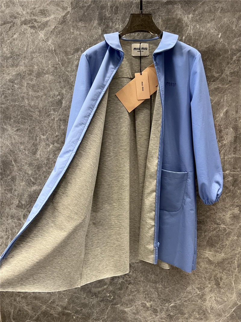 M1um1u baby doll collar shirt dress replica designer clothes