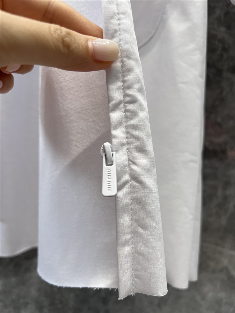 M1um1u baby doll collar shirt dress replica designer clothes