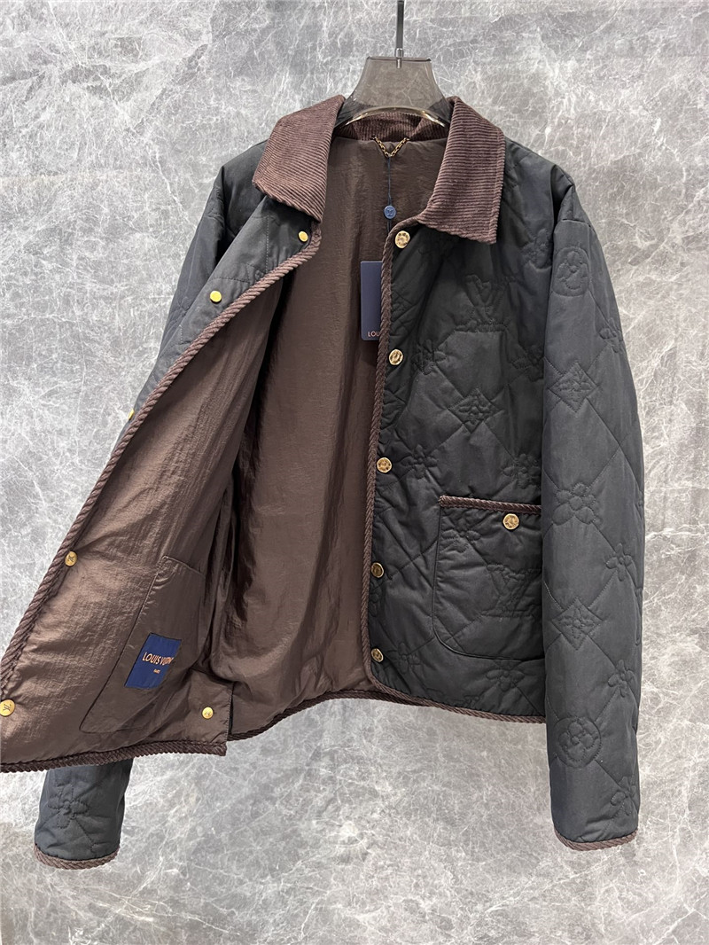 l0vis Vvtt0n lv old flower quilted cotton jacket replicas clothes