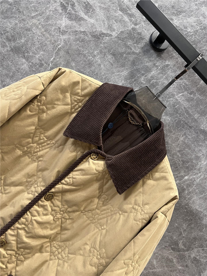 l0vis Vvtt0n lv old flower quilted cotton jacket replicas clothes