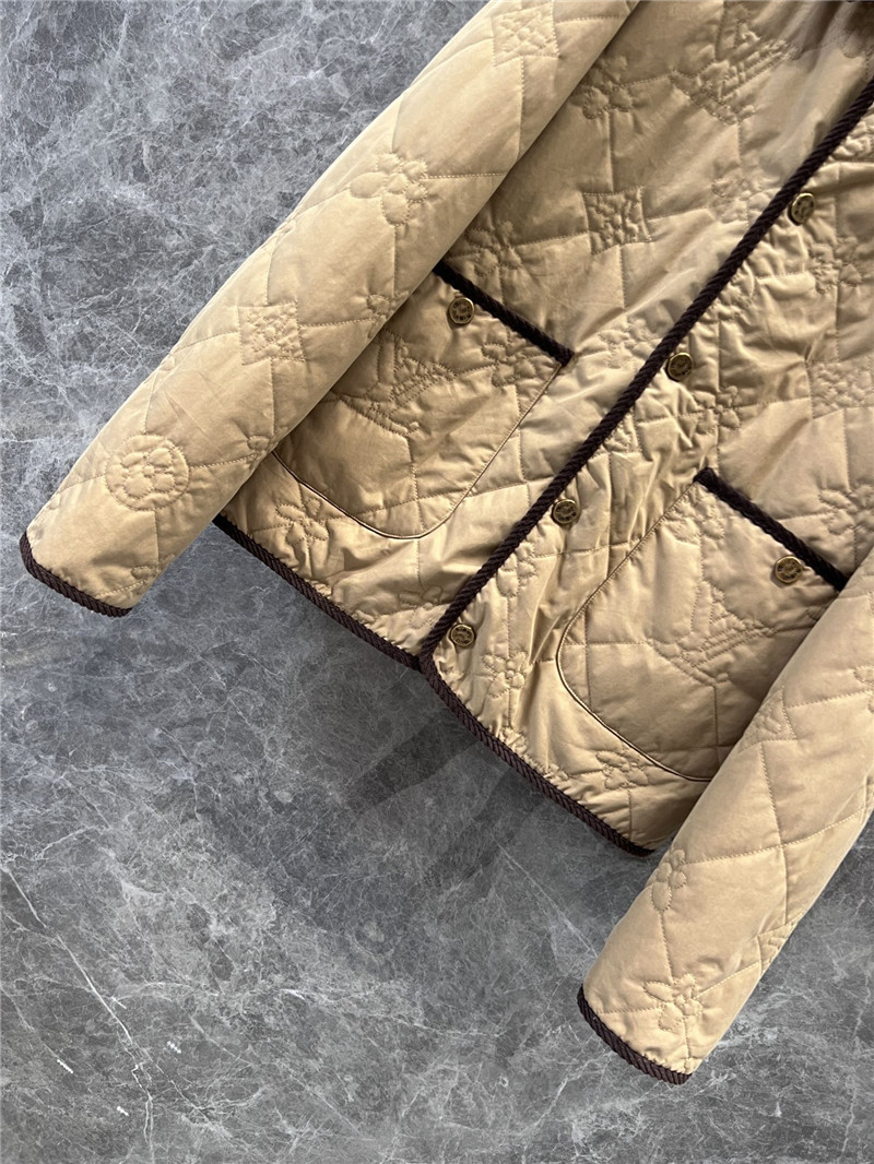 l0vis Vvtt0n lv old flower quilted cotton jacket replicas clothes
