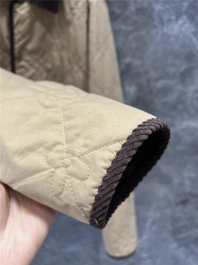 l0vis Vvtt0n lv old flower quilted cotton jacket replicas clothes