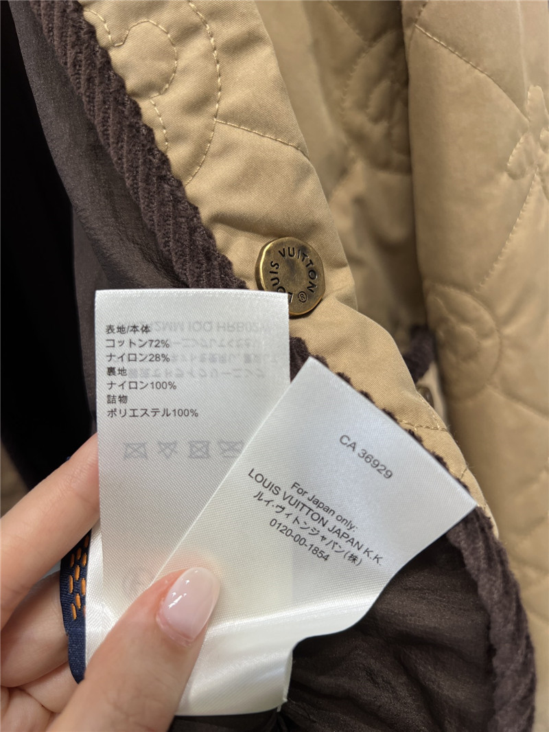 l0vis Vvtt0n lv old flower quilted cotton jacket replicas clothes