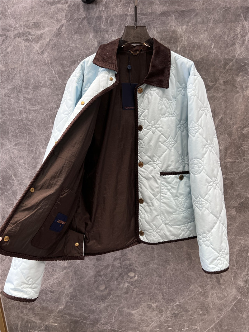 l0vis Vvtt0n lv old flower quilted cotton jacket replicas clothes