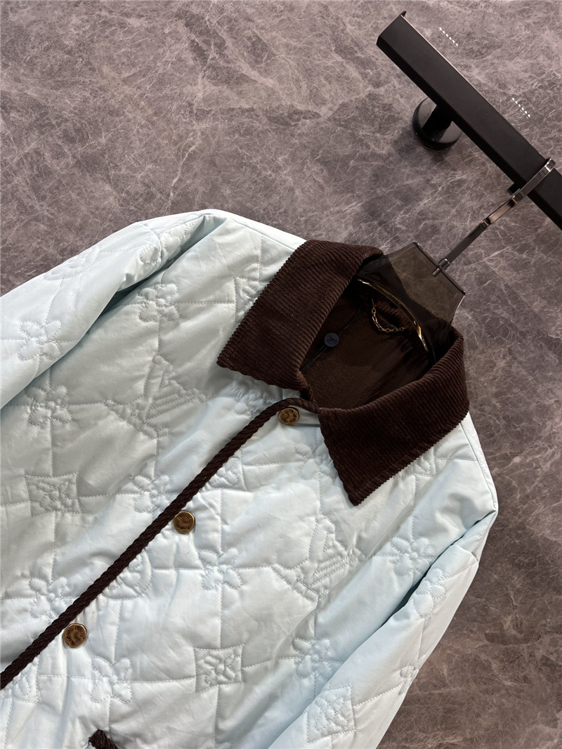 l0vis Vvtt0n lv old flower quilted cotton jacket replicas clothes