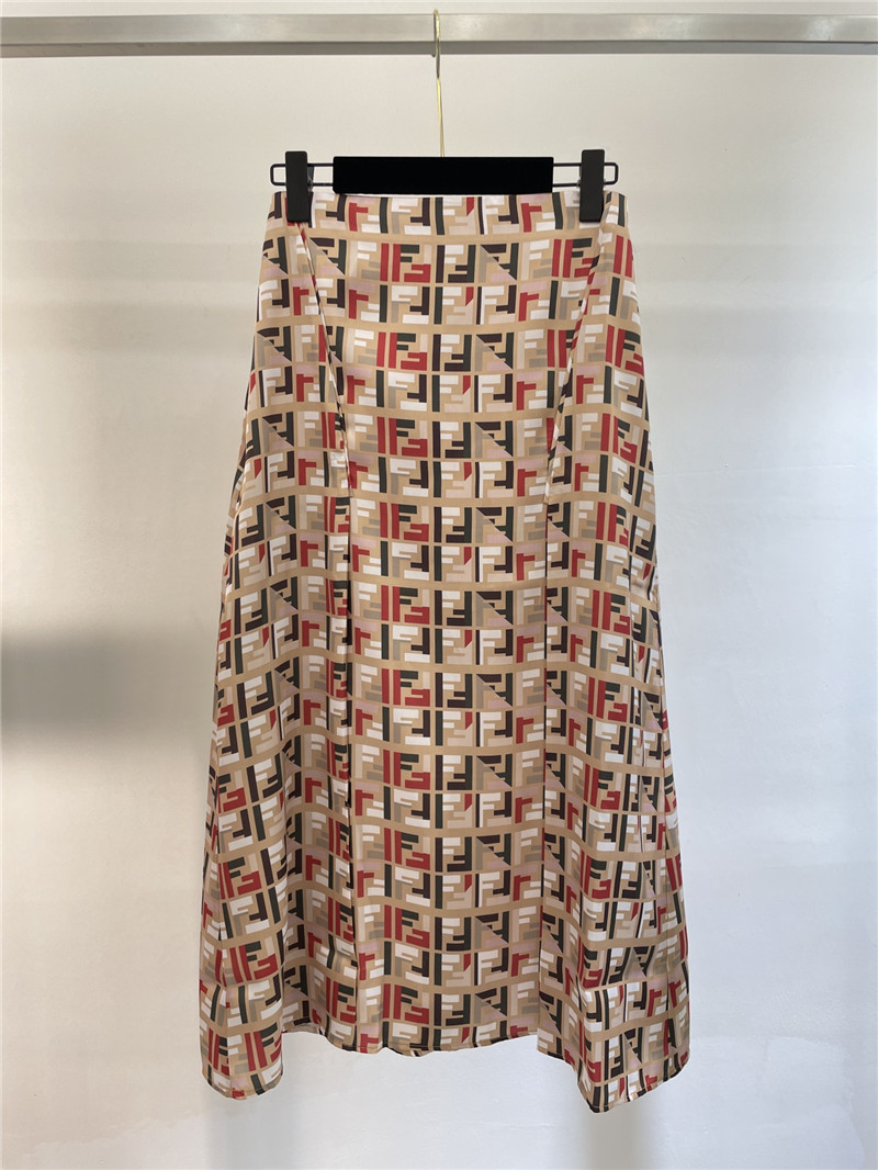 F**di ff monogram skirt cheap replica designer clothes