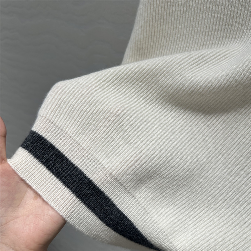 BC tennis style V-neck cashmere sweater replicas clothes