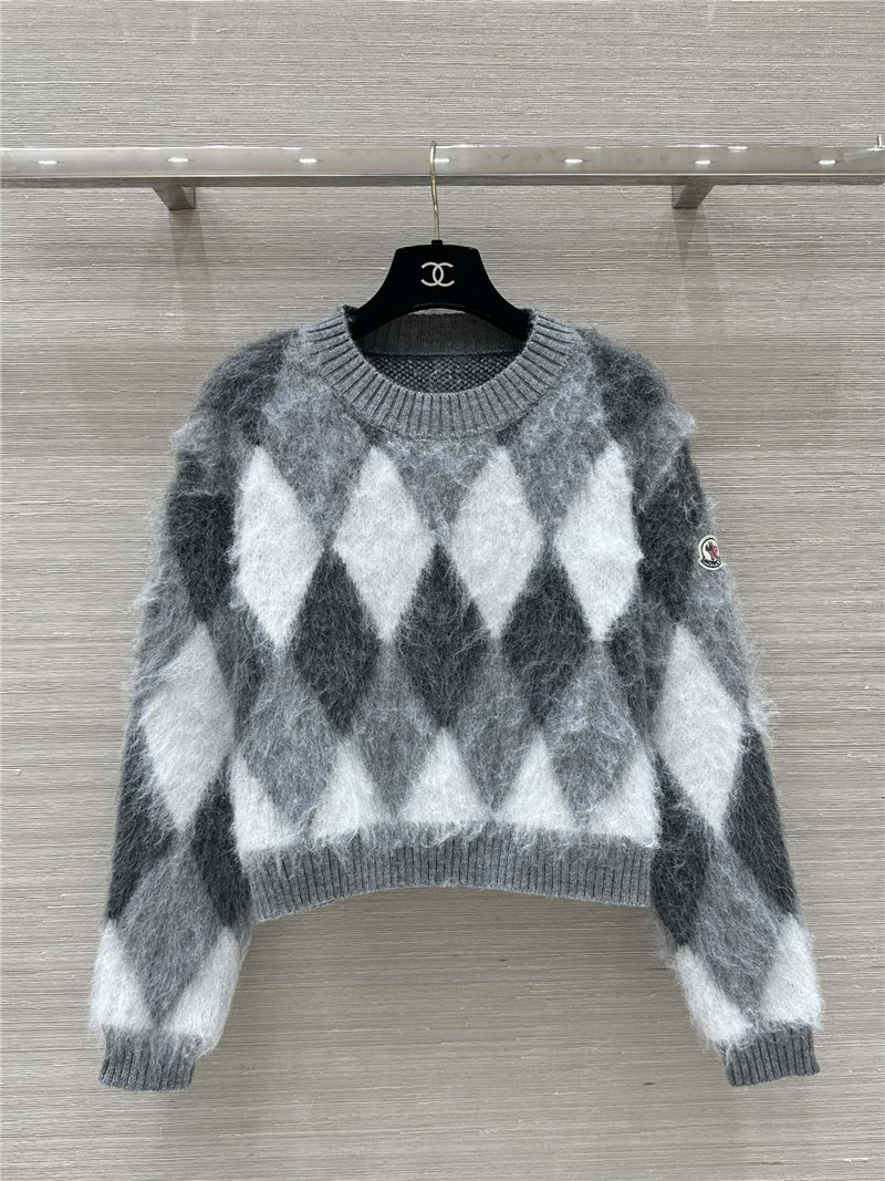 Moncler intarsia brushed plush top replica d&g clothing