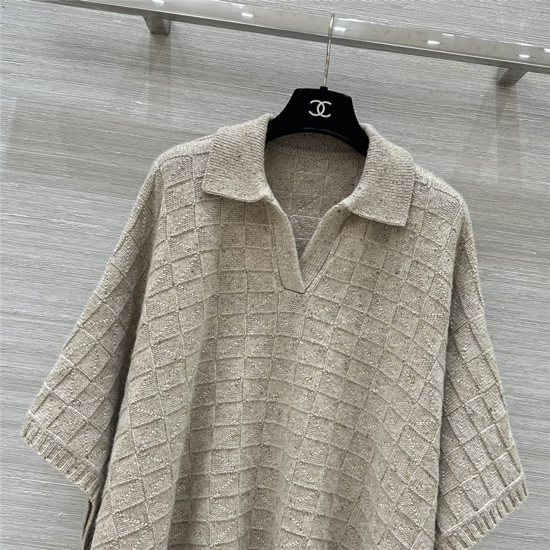 b0tt*ga Ven*ta polo collar cashmere cape replica clothes