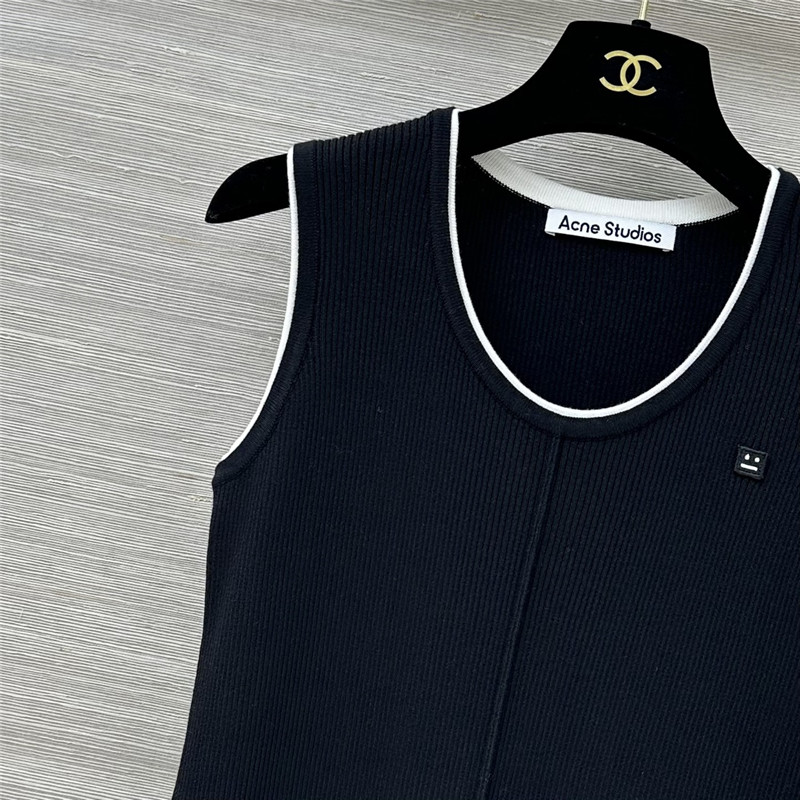 Acne Studios Knitted Vest Dress Replica Clothing Sites
