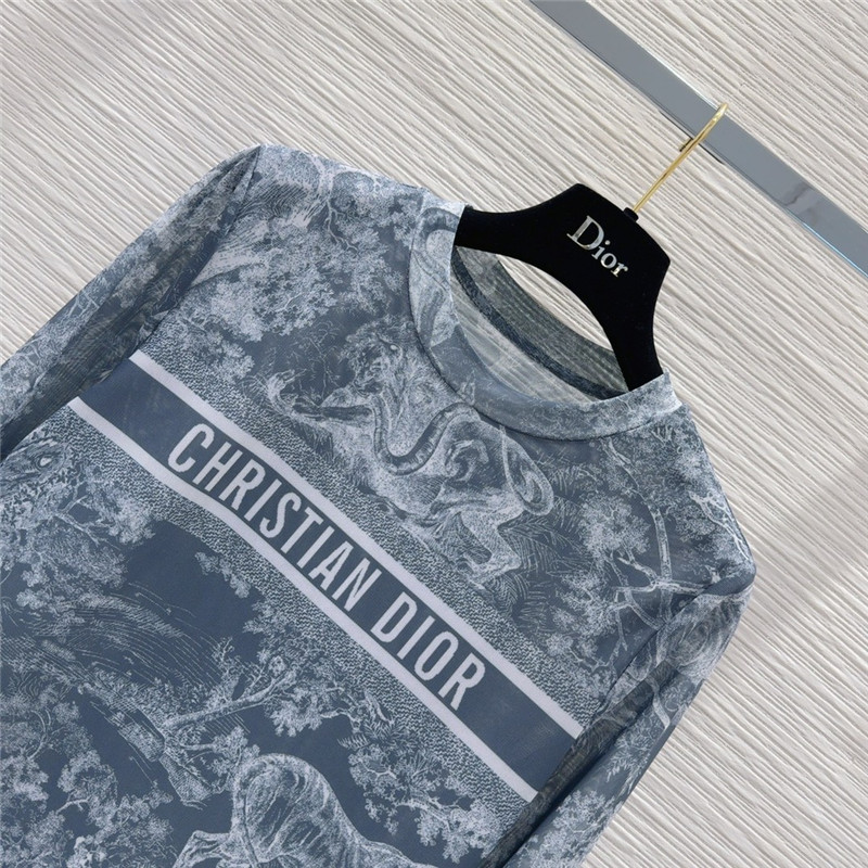 D10r joie de vivre print bottoming shirt replicas clothes