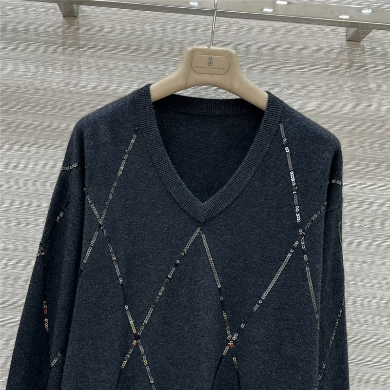 BC wool cashmere V-neck top replica clothes