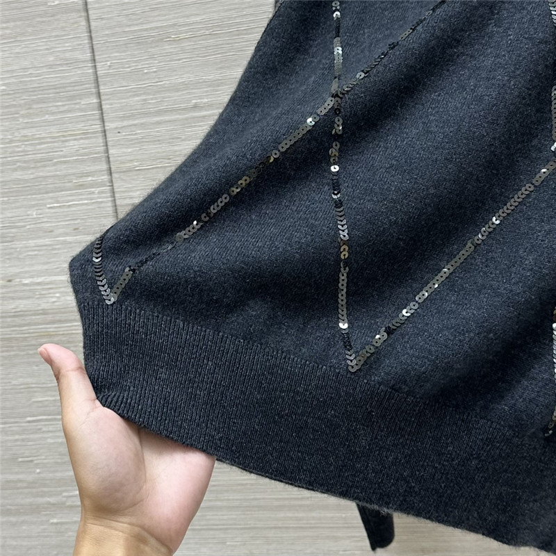 BC wool cashmere V-neck top replica clothes