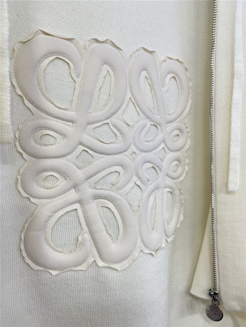 L0ew* embossed logo cardigan replica designer clothes