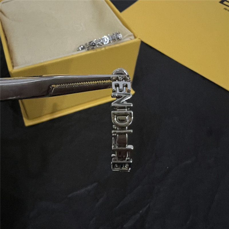 F**di simple and elegant earrings