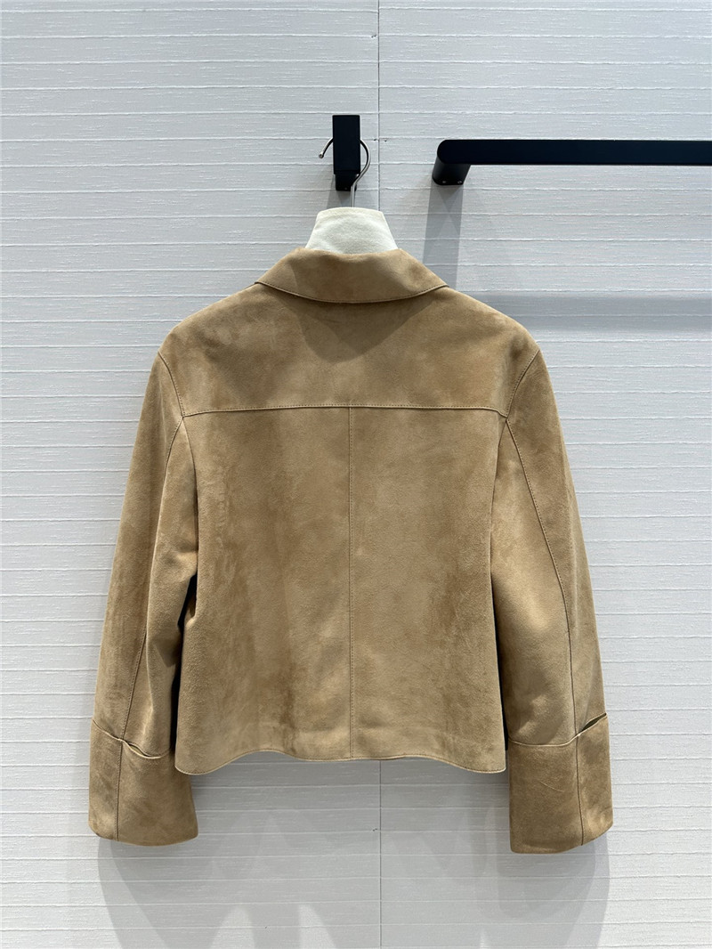 L0ew* lapel jacket genuine leather coat replica d&g clothing