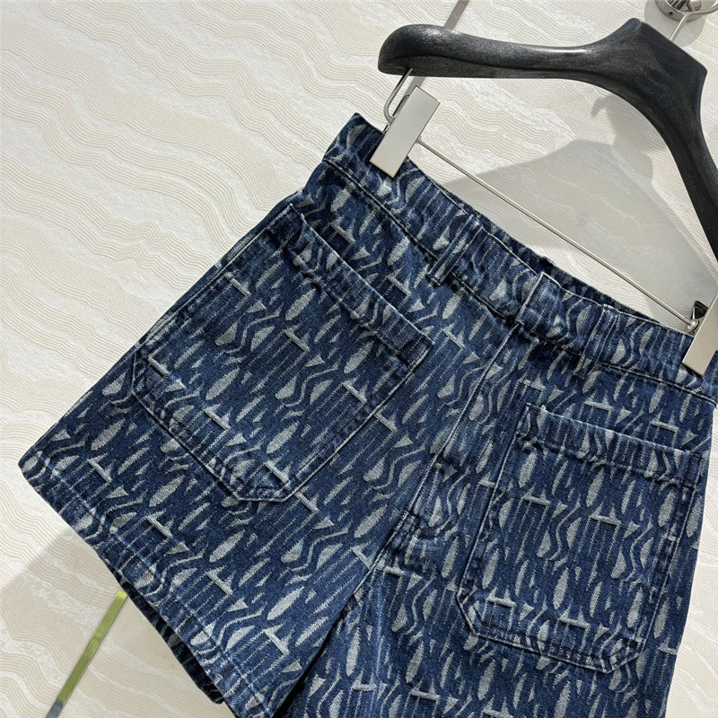 D10r mid-rise double pocket denim shorts replica clothes