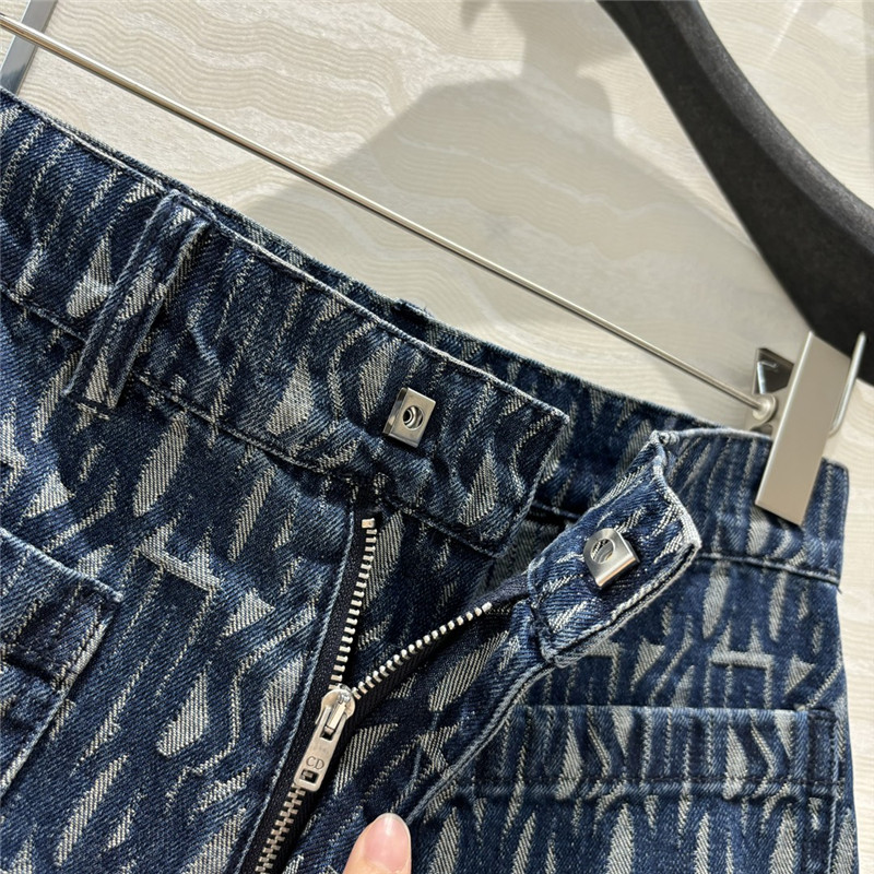 D10r mid-rise double pocket denim shorts replica clothes