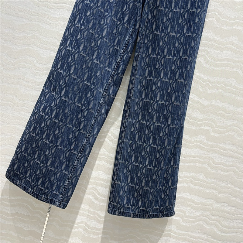 D10r mid-rise double pocket denim straight pants replica clothing