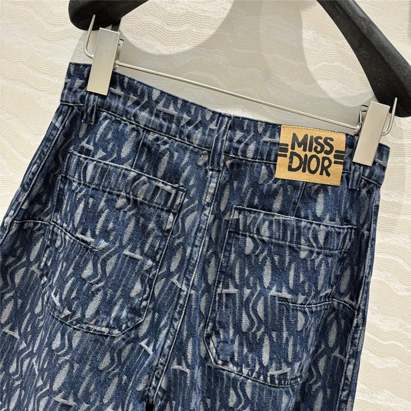 D10r mid-rise double pocket denim straight pants replica clothing