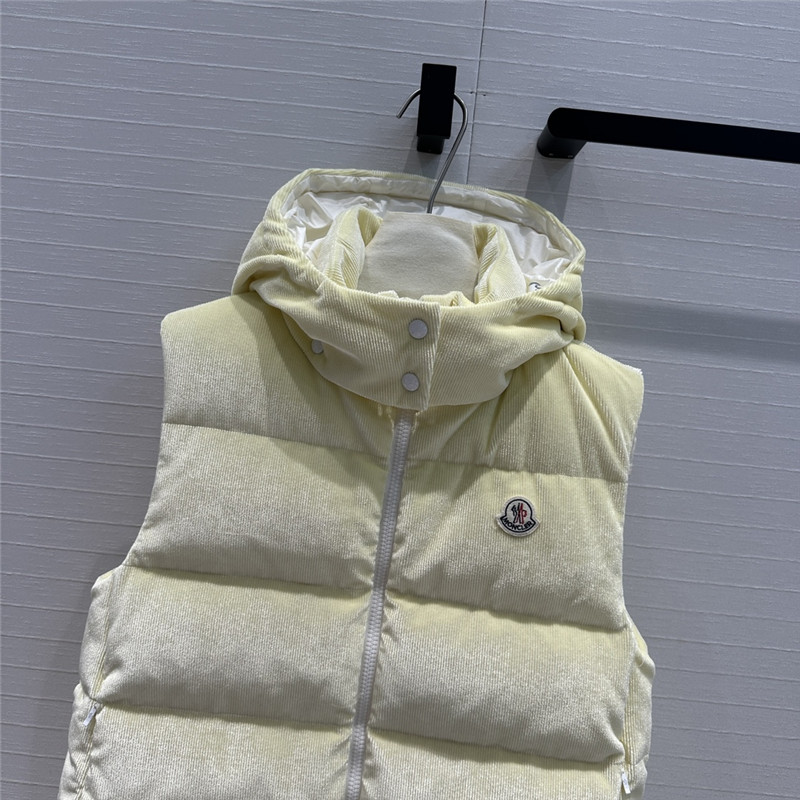 Moncler corduroy vest down jacket replicas clothes