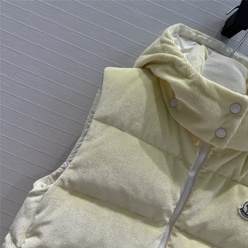 Moncler corduroy vest down jacket replicas clothes