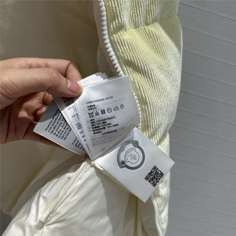 Moncler corduroy vest down jacket replicas clothes