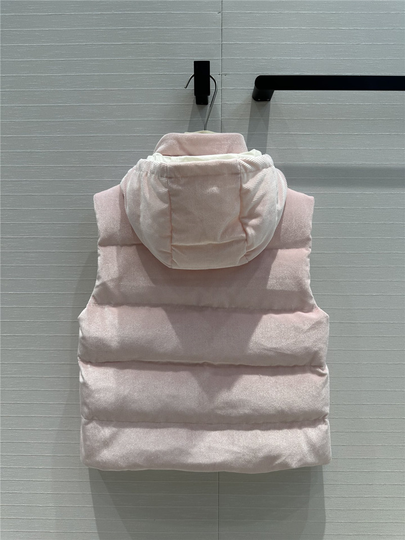 Moncler corduroy vest down jacket replicas clothes
