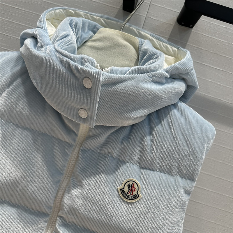 Moncler corduroy vest down jacket replicas clothes