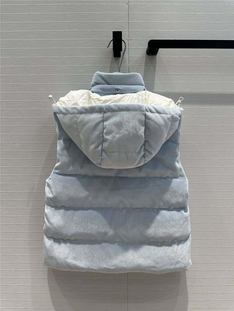 Moncler corduroy vest down jacket replicas clothes