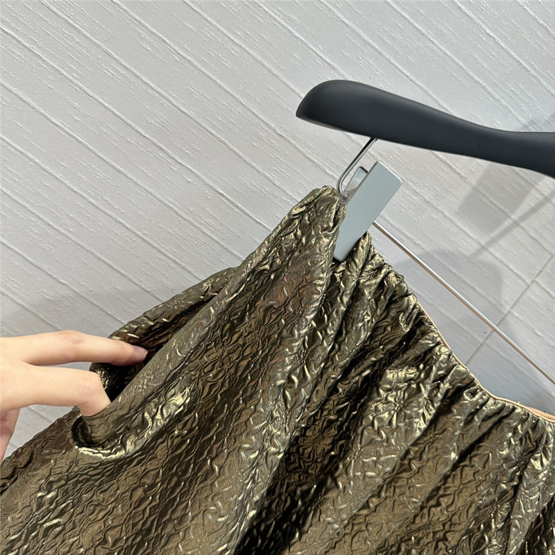 Pra*a pleated seersucker bud skirt replica d&g clothing