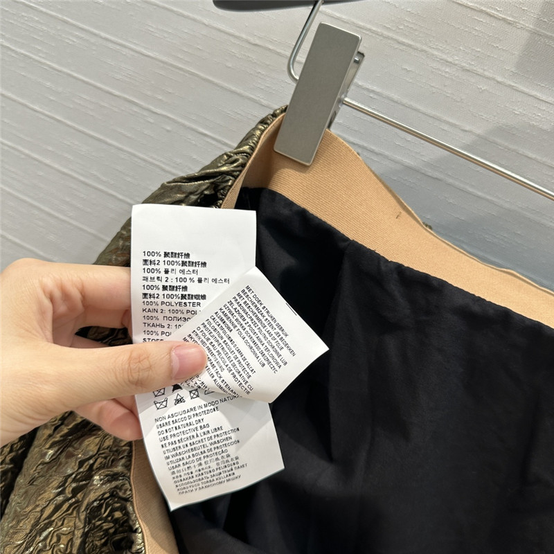 Pra*a pleated seersucker bud skirt replica d&g clothing