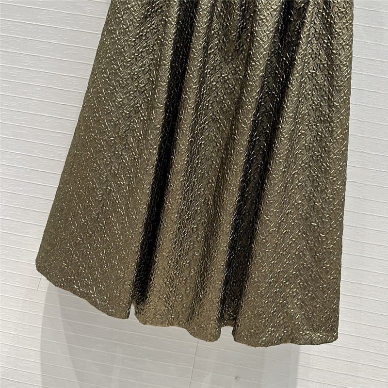 Pra*a pleated seersucker bud skirt replica d&g clothing