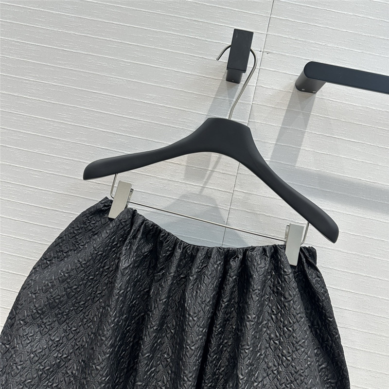 Pra*a pleated seersucker bud short skirt replica clothes