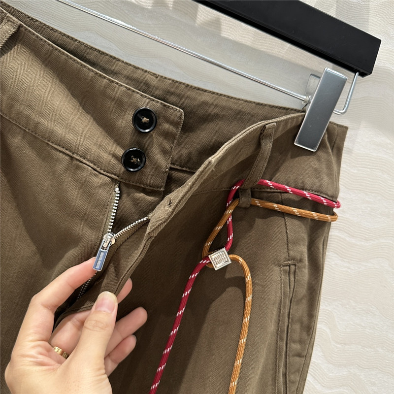 M1um1u cargo pocket straight pants replica d&g clothing