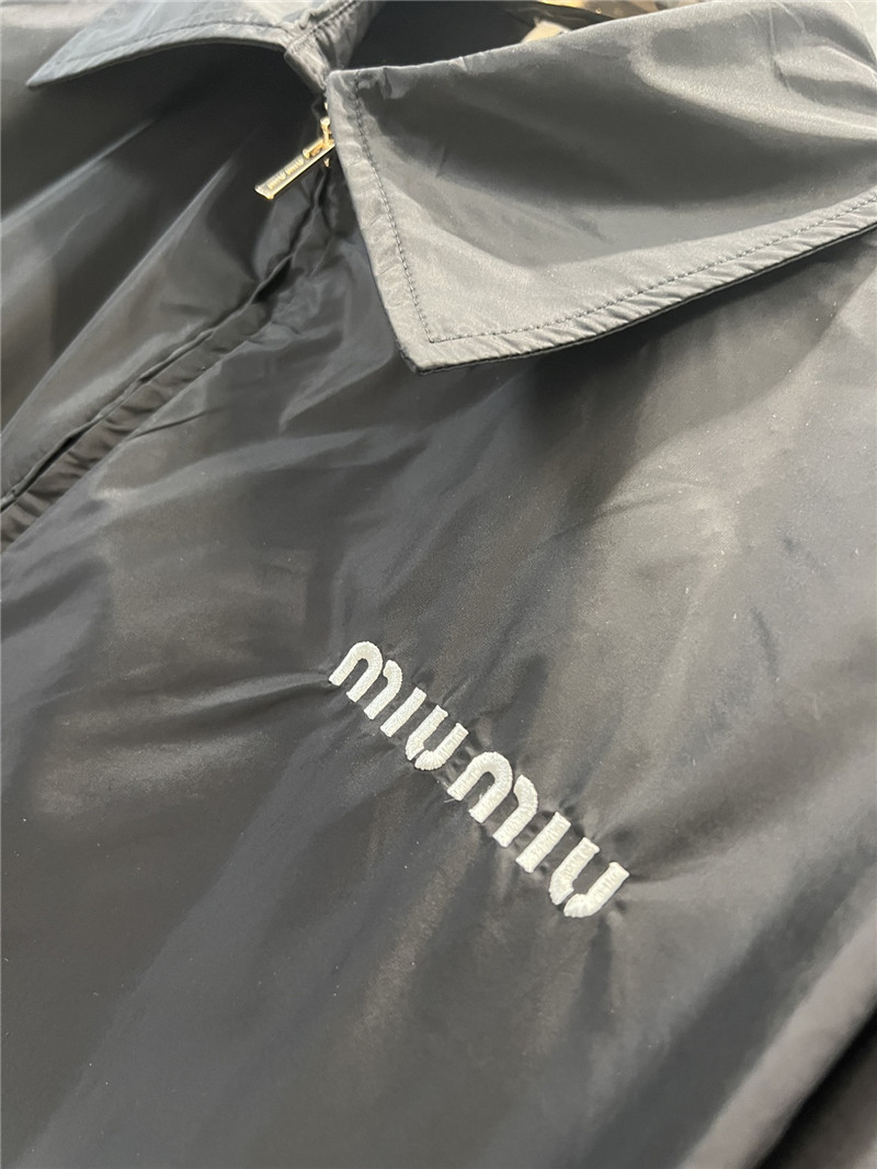 M1um1u lapel windbreaker jacket replica clothing sites