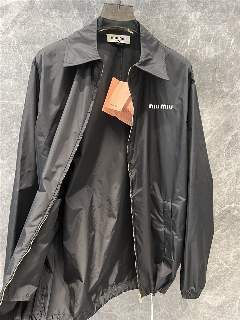 M1um1u lapel windbreaker jacket replica clothing sites