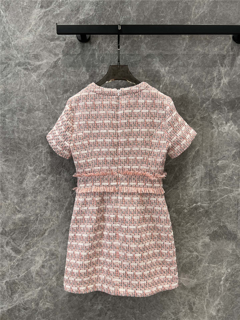 Ch**el short sleeve floral dress replica d&g clothing