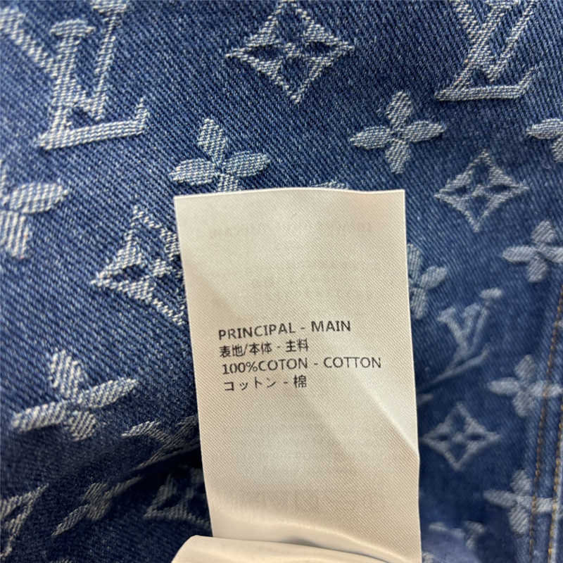 l0vis Vvtt0n lv jacquard denim suit jacket replica clothes