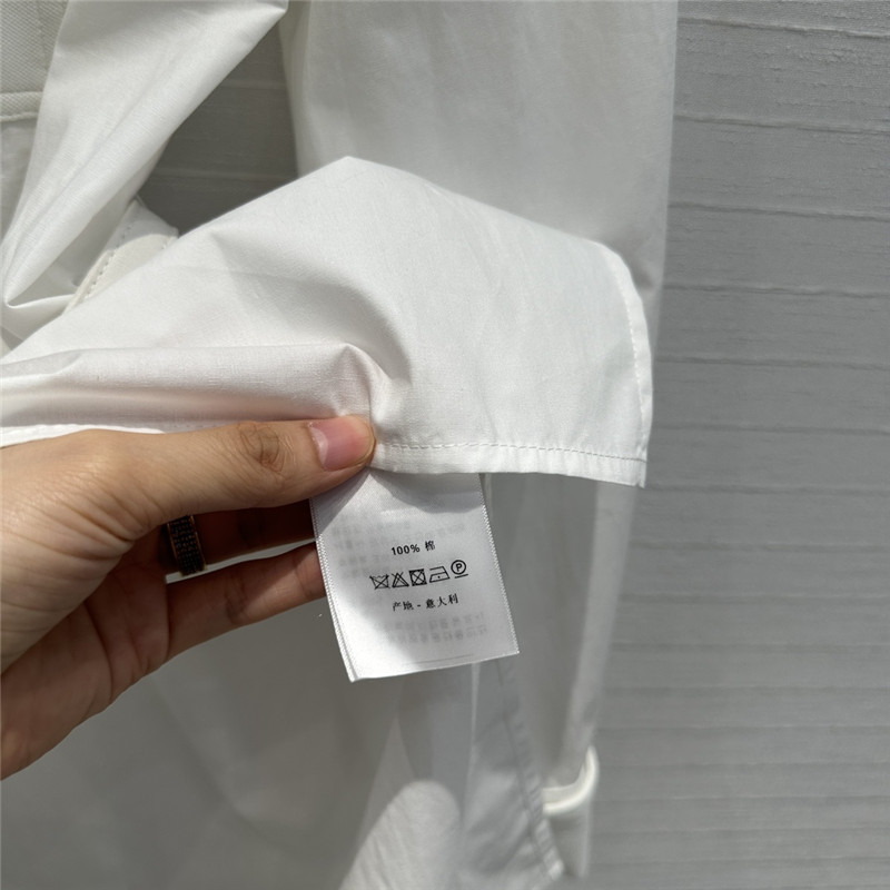 D10r navy style shawl collar shirt replica designer clothes