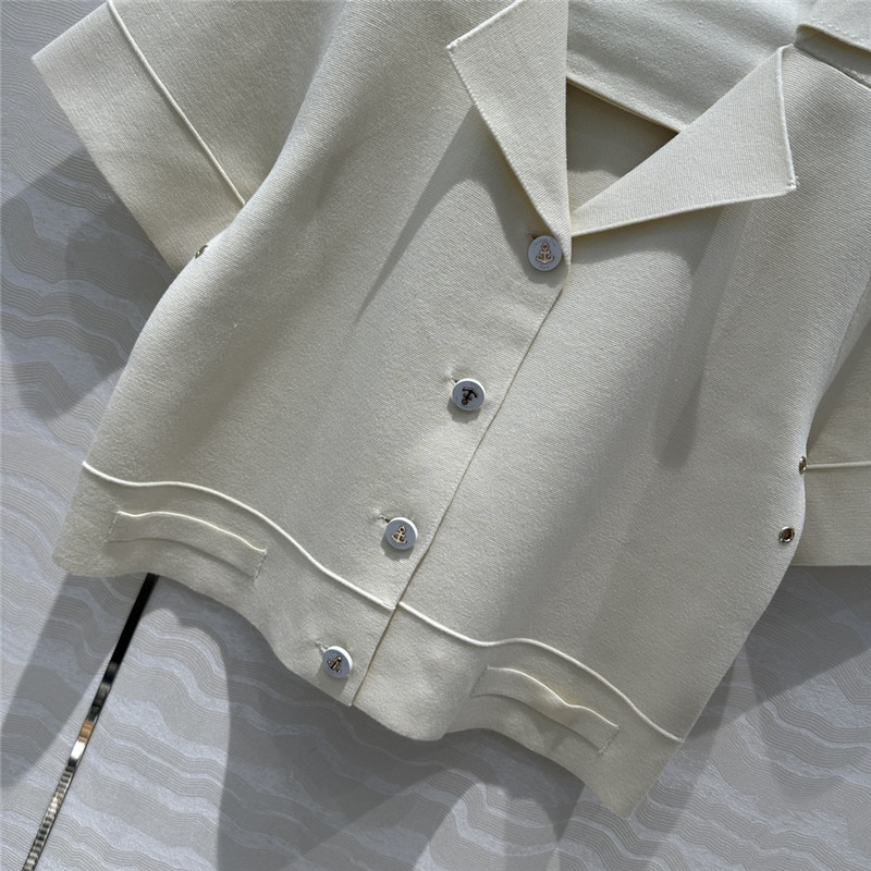 D10r navy style lapel small jacket replica d&g clothing