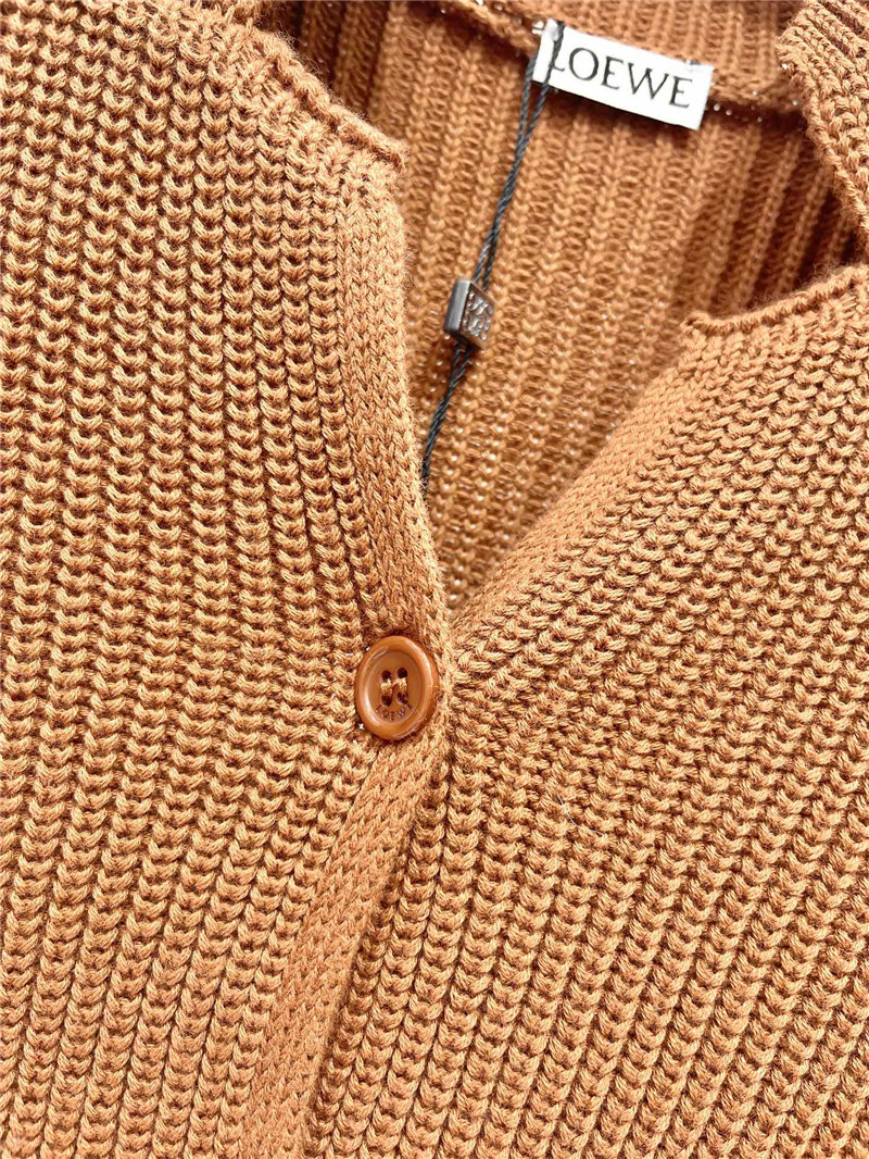 L0ew* ribbed wool cardigan replica designer clothes