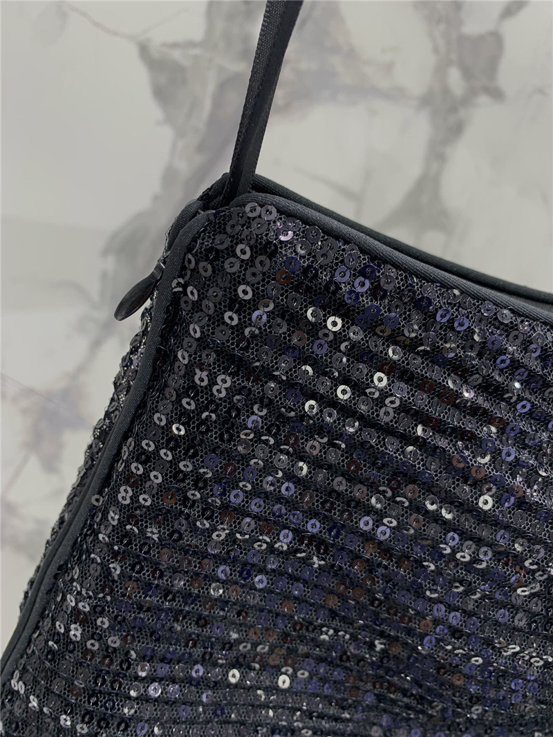 Y51 one-shoulder sequined mesh skirt replica d&g clothing