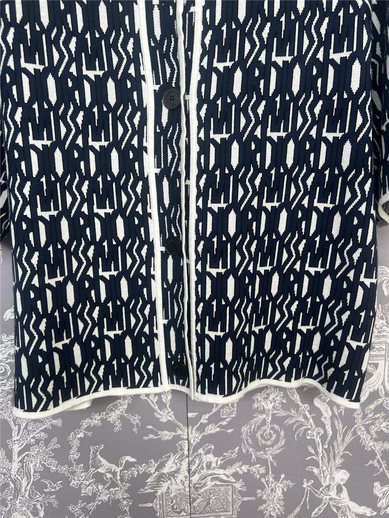 D10r knitted lapel cardigan replica d&g clothing