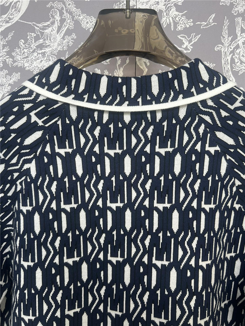 D10r knitted lapel cardigan replica d&g clothing