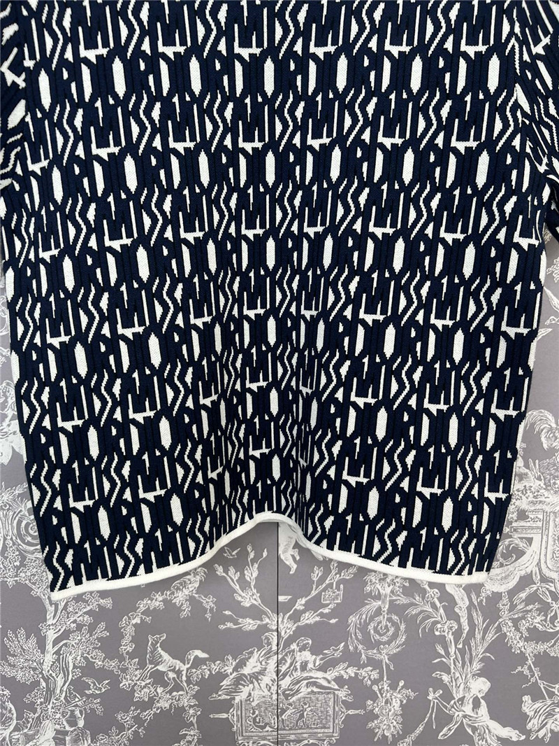 D10r knitted round neck short sleeves replica designer clothes