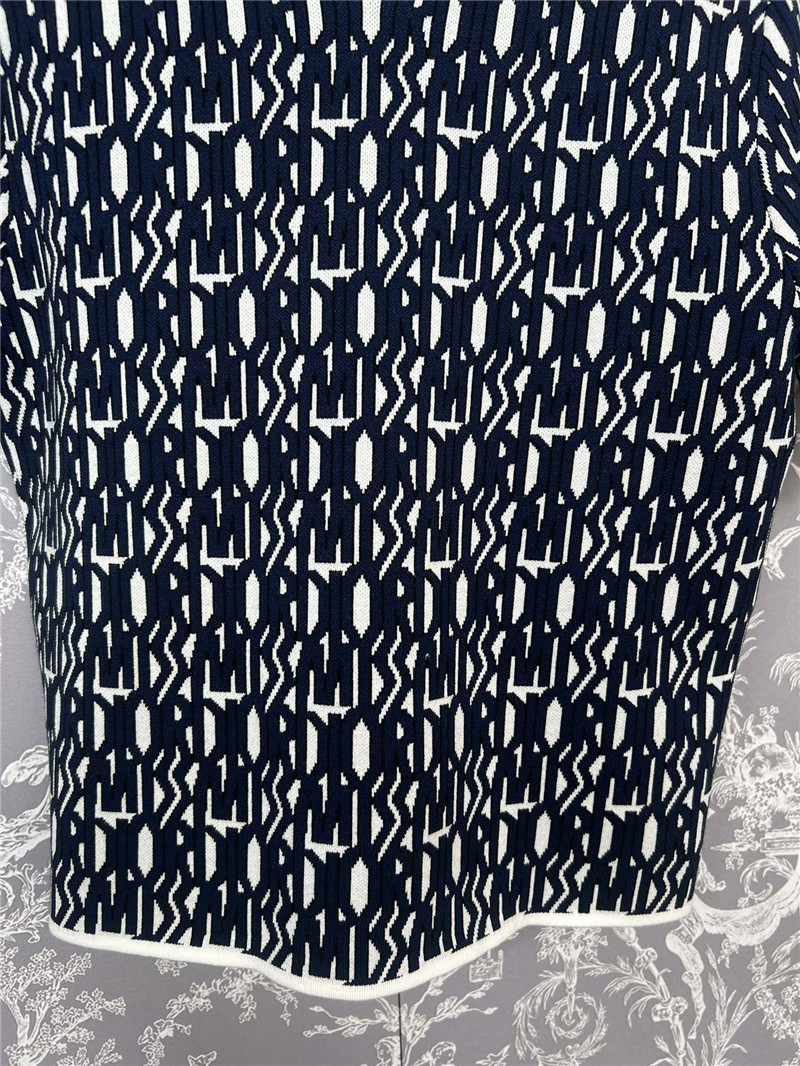 D10r knitted round neck short sleeves replica designer clothes